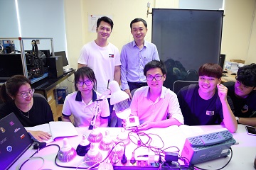 Kích thích tăng trưởng cây rau mầm bằng hệ thống chiếu sáng thông minh Kích thích tăng trưởng cây rau mầm bằng hệ thống chiếu sáng thông minh