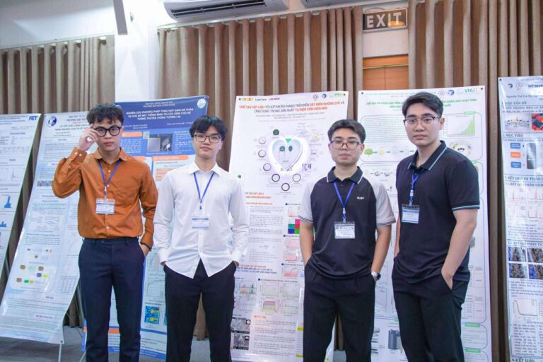 Nhóm sinh viên ngành Kỹ thuật năng lượng: Lan tỏa đam mê từ nghiên cứu vật liệu xanh đến sản phẩm ứng dụng thực tiễn