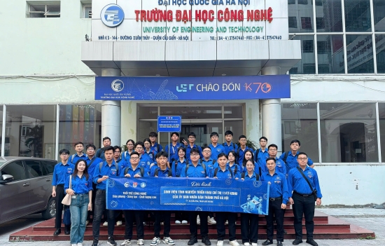 Tuổi trẻ Trường Đại học Công nghệ đồng hành cùng Hà Nội trong chuyển đổi số với chiến dịch “45 ngày đêm”