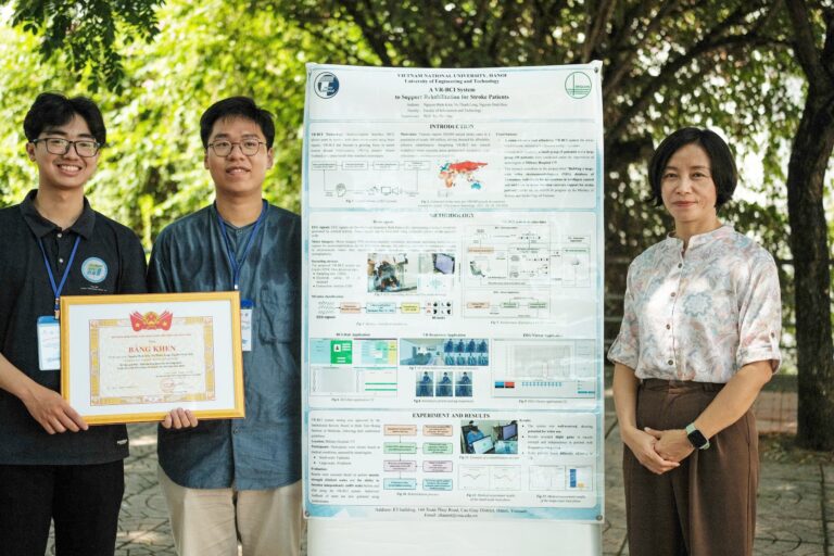 Sinh viên UET phát triển hệ thống VR – BCI hỗ trợ phục hồi vận động cho bệnh nhân đột quỵ