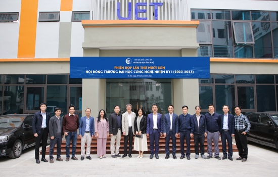 Phiên họp lần thứ 14 Hội đồng trường Trường Đại học Công nghệ, nhiệm kỳ 2022 – 2027