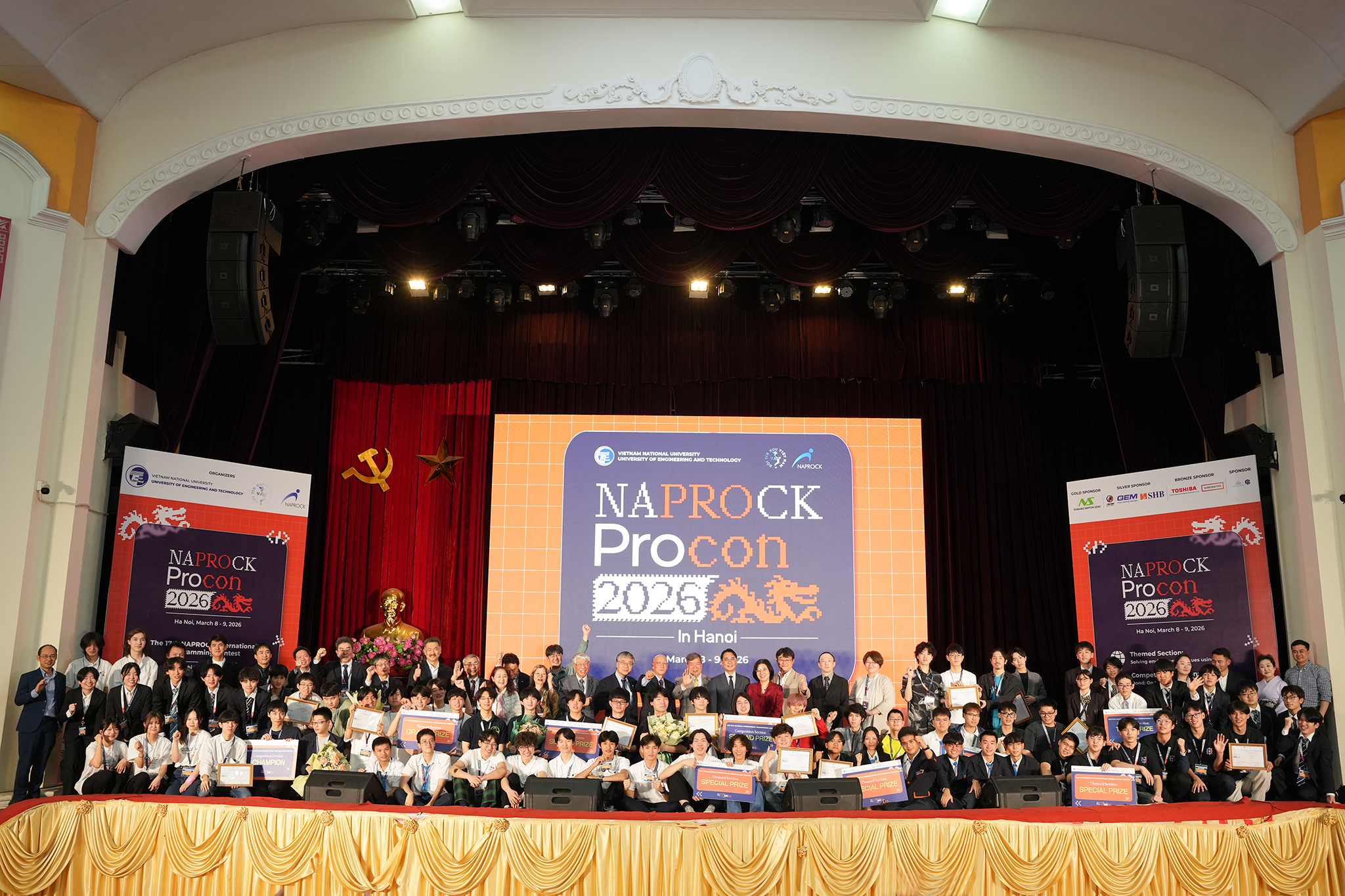 Bế mạc cuộc thi Lập trình quốc tế NAPROCK lần thứ 17: UET góp phần thúc đẩy hợp tác giáo dục và công nghệ trẻ quốc tế