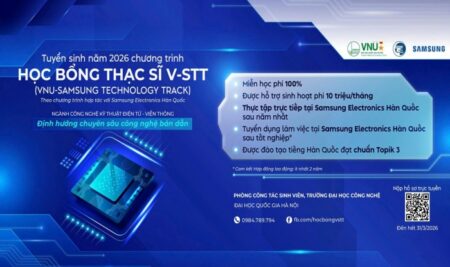 Tuyển sinh chương trình học bổng thạc sĩ toàn phần V-STT – Định hướng công nghệ bán dẫn
