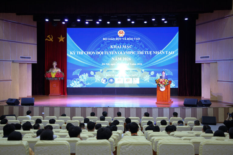 Hơn 240 thí sinh bước vào kỳ thi chọn đội tuyển Olympic Trí tuệ nhân tạo năm 2026